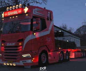 【付费模组泄露搬运】DAF XG+ 530 Weeda Sopranos + 拖车 v2.0 1.54