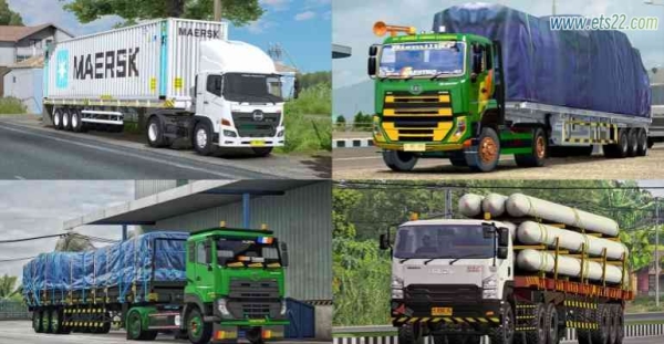 MOD TRUCK PACK INDONESIA - 8 合一卡车包 1.54