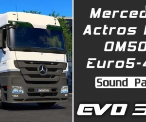 【付费模组泄露搬运】MB Actros MP2-MP3 440 OM501 声音包 1.54