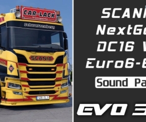 【付费泄露搬运】2022 斯堪尼亚 NextGen 660 DC16 V8 声音包 v1.1 1.56