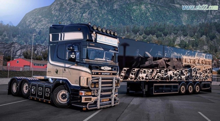 【付费泄露搬运】斯堪尼亚 Lion 164L V8 Special Megamod + 拖车 1.53