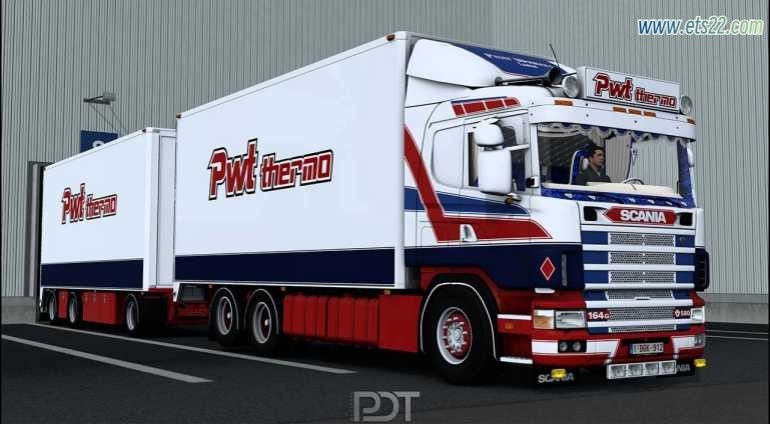 【付费模组泄露搬运】斯堪尼亚 164G 580 PWT thermo + 拖车 v13 1.54