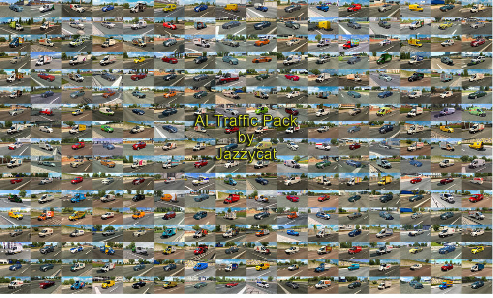  AI车辆-欧卡资源站Jazzycat 的 AI Traffic Pack v21.4.2欧卡2mod(1)
