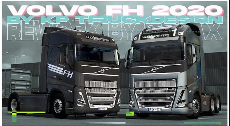 车头Mod-欧卡资源站沃尔沃FH 2020 REWORK BY KP TRUCKDESIGN 1.49欧卡2mod(1)