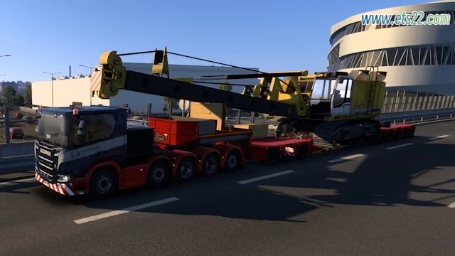 拖车Mod-欧卡资源站【欧卡2货物包】斯堪尼亚 NG P 系列平板驾驶室货物包 V1.0 1.49欧卡2mod(1)