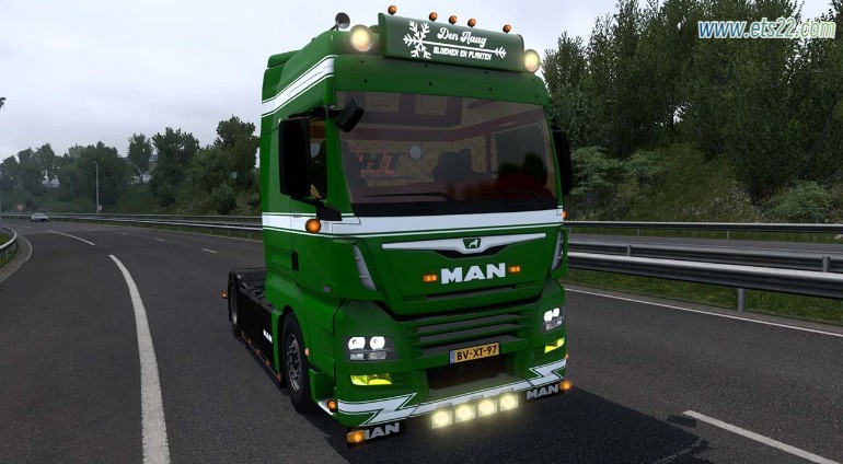 车头Mod-欧卡资源站MAN TGX EURO 6 海牙运输 V1.0 1.49欧卡2mod(1)
