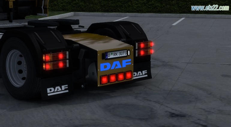 调整部件-欧卡资源站DAF XF 105 CHS 4X2 后保险杠 1.49欧卡2mod(1)