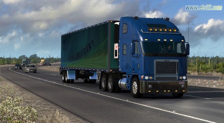 车头Mod-欧卡资源站[美卡mod]FREIGHTLINER ARGOSY 1.50欧卡2mod(2)