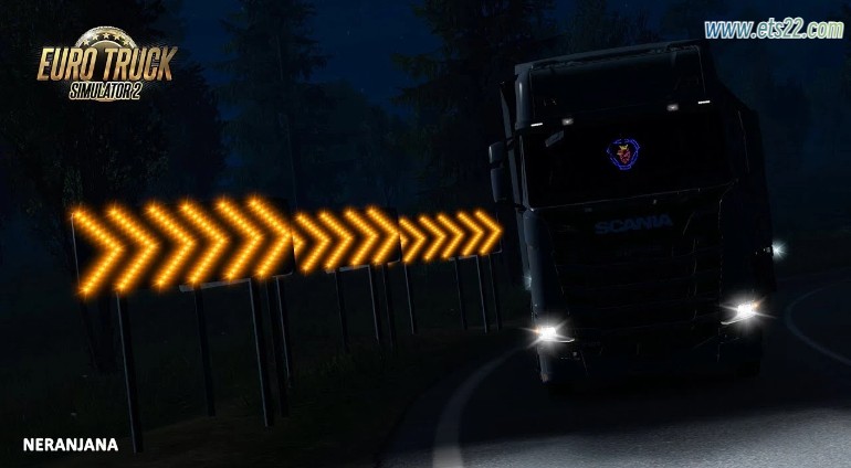 其他Mod-欧卡资源站危险的指示灯MOD v2.7 1.50欧卡2mod(1)