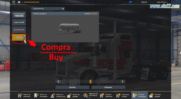 拖车Mod-欧卡资源站[美卡mod]SCS双拖车油罐车 1.50欧卡2mod(2)