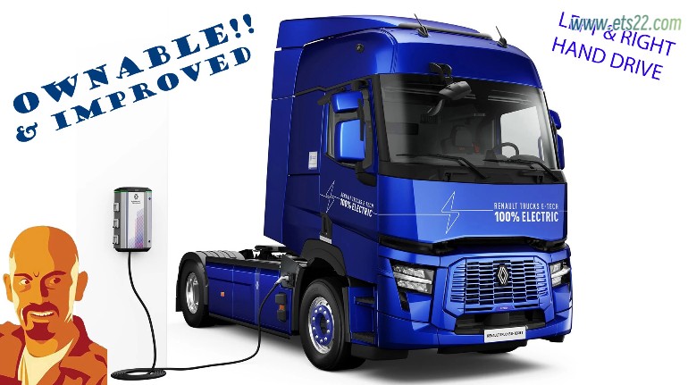 调整部件-欧卡资源站雷诺 E-TECH 拥有和改进的 ETS2 1.50欧卡2mod(1)