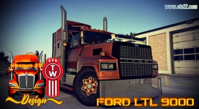 车头Mod-欧卡资源站[美卡mod] 福特 LTL9000 PRIME v1.2 1.50欧卡2mod(1)