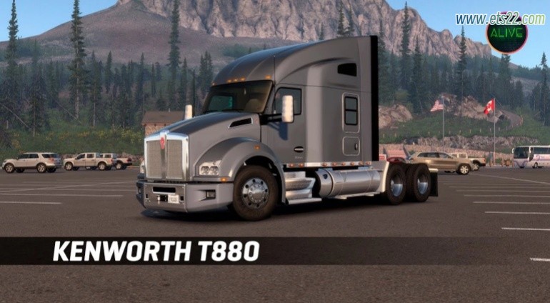 车头Mod-欧卡资源站[美卡mod] KENWORTH T880 BY 弗兰克秘鲁 v1.17 1.50欧卡2mod(4)