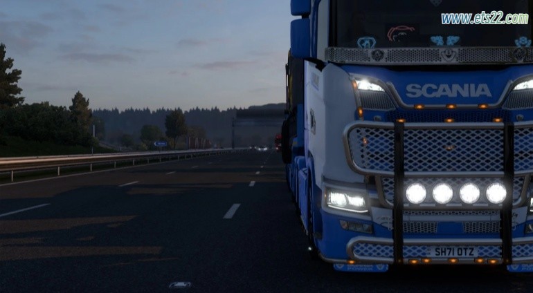 「欧卡涂装区」-欧卡资源站斯堪尼亚 CA HAULAGE 皮肤 1.50欧卡2mod(3)