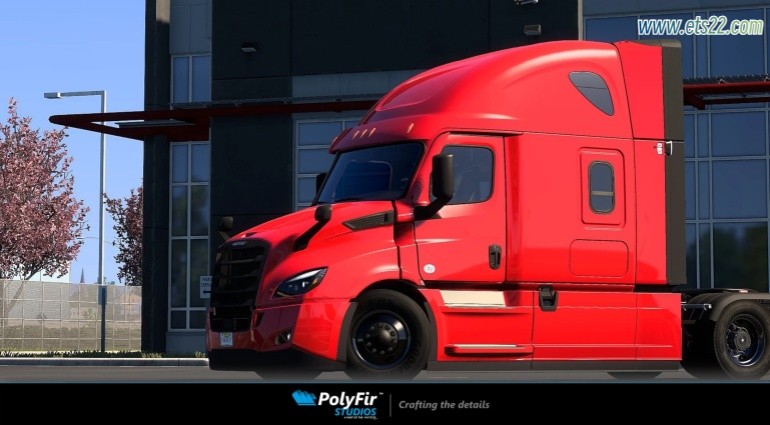 车头Mod-欧卡资源站[美卡mod] Freightliner Cascadia 增强版 v1.3 1.50欧卡2mod(2)