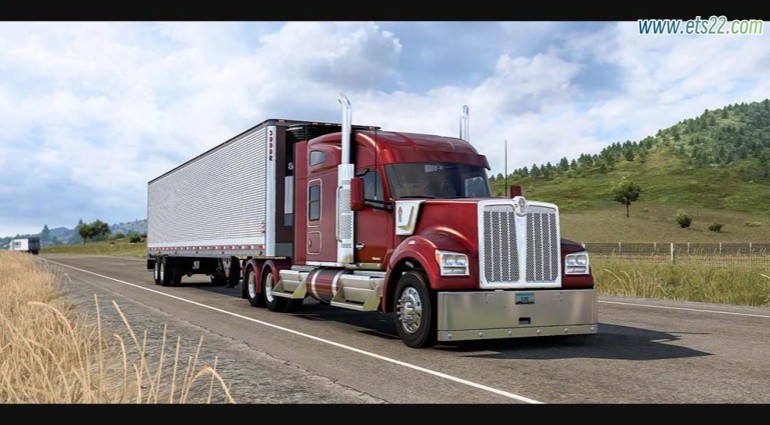 车头Mod-欧卡资源站[美卡mod] Kenworth W990 edited by Harven 1.51欧卡2mod(1)