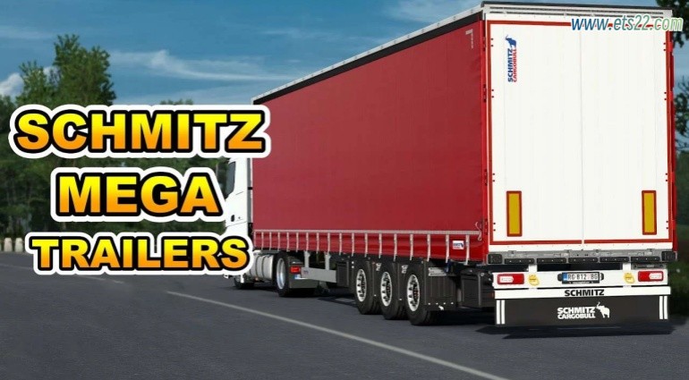 拖车Mod-欧卡资源站Schmitz S.CS MEGA by Sogard3 v1.2 1.51欧卡2mod(1)