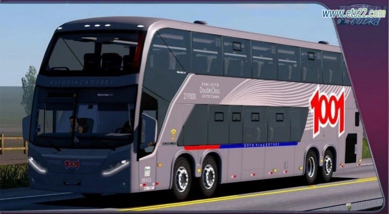 小车客车-欧卡资源站Busscar Vissta Buss DD 6x2 8x2 v1.0 1.51欧卡2mod(1)