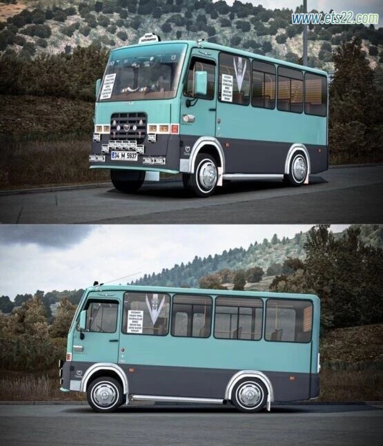 小车客车-欧卡资源站Magirus M2000 Etiket 1.51欧卡2mod(1)