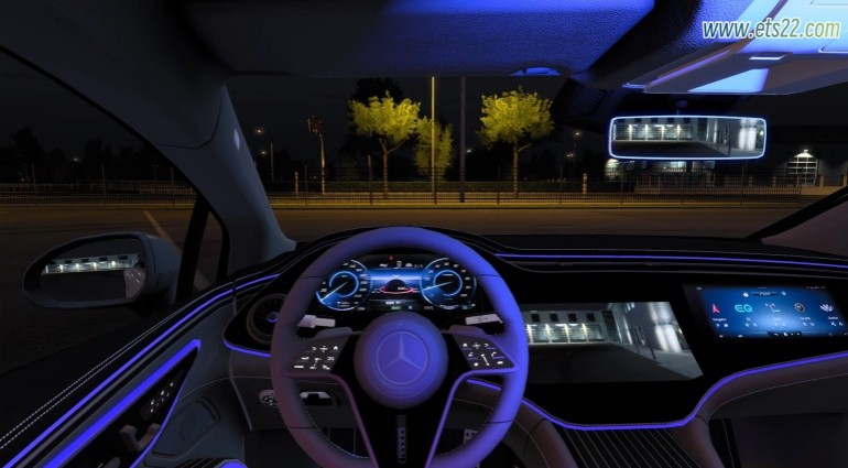 小车客车-欧卡资源站梅赛德斯-奔驰 EQS 580 2022 v2.6 1.52欧卡2mod(3)