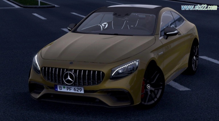 小车客车-欧卡资源站梅赛德斯-奔驰 AMG S63 双门轿跑车 2021 v2.6 1.52欧卡2mod(1)