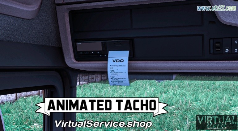「付费模组泄露搬运」-欧卡资源站【付费模组泄露搬运】Animated Tachograph VDO v5.0 动画行驶记录仪 1.52-1.53欧卡2mod(1)