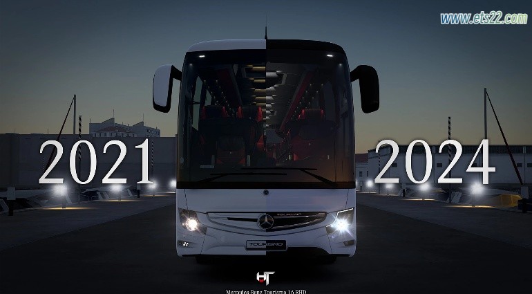 小车客车-欧卡资源站梅赛德斯-奔驰 新 Tourismo 16 RHD 1.53欧卡2mod(1)
