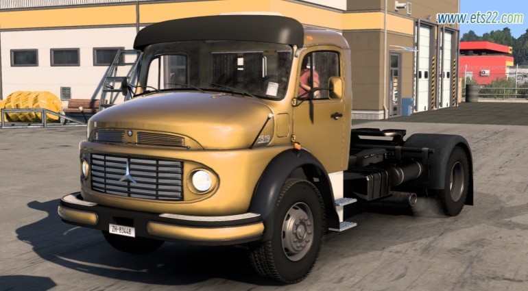 车头Mod-欧卡资源站梅赛德斯奔驰LS 1519 & L 1313 v1.0 1.53欧卡2mod(1)