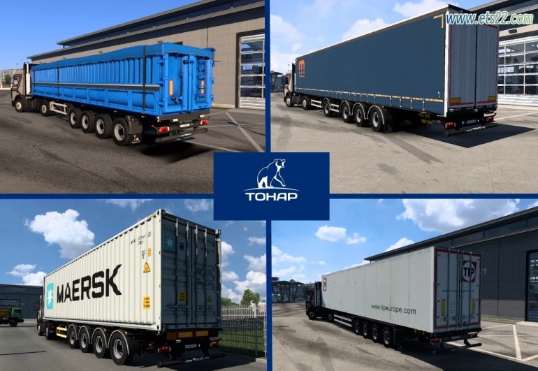 拖车Mod-欧卡资源站Tonar Trailers Pack v1.0 1.53欧卡2mod(1)