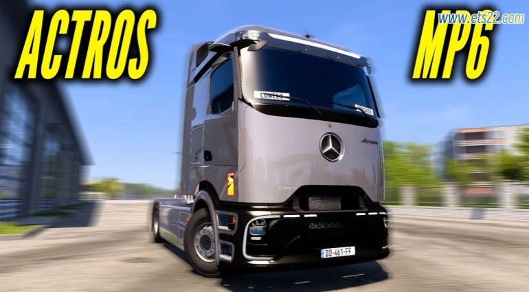 「付费模组泄露搬运」-欧卡资源站【付费模组泄露搬运】奔驰 Actros mp6 1.53欧卡2mod(1)