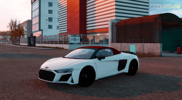 小车客车-欧卡资源站奥迪 R8 V10 Spyder 2021 v1.2 1.54欧卡2mod(1)