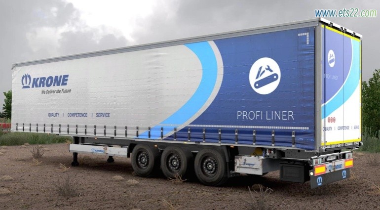 「欧卡涂装区」-欧卡资源站Krone Profi Liner Realistic Skinpack 皮肤包 v1.0 1.54欧卡2mod(1)