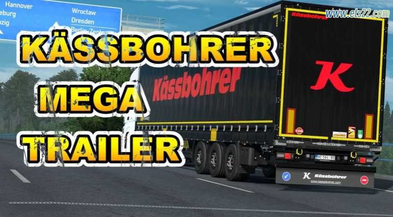 拖车Mod-欧卡资源站Kässbohrer K.SCD Mega Trailer 1.54欧卡2mod(1)