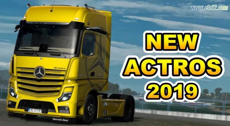 车头Mod-欧卡资源站梅赛德斯-奔驰 新Actros 2019 1.54欧卡2mod(1)