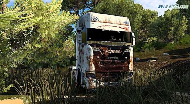 车头Mod-欧卡资源站生锈的斯堪尼亚 S v1.0 (兼容任何版本)欧卡2mod(1)