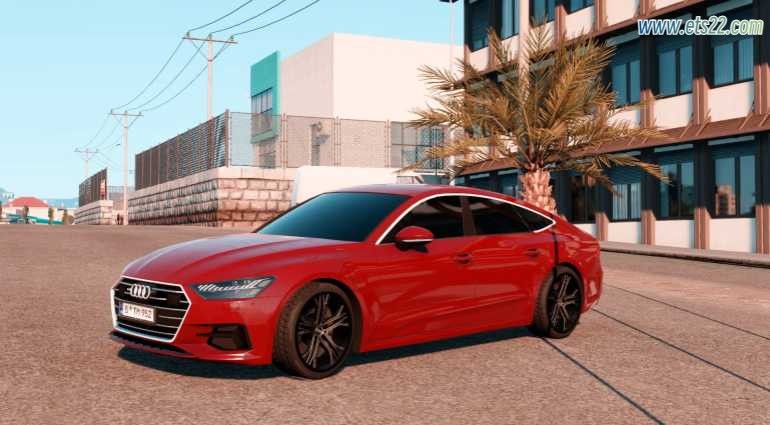 小车客车-欧卡资源站奥迪 A7 2024 Sportback v1.1 1.54欧卡2mod(1)
