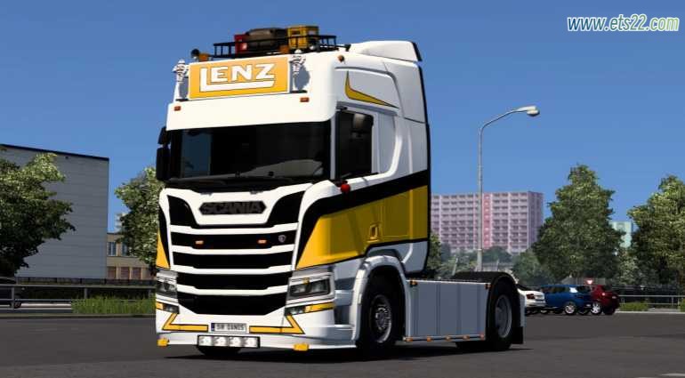 「欧卡涂装区」-欧卡资源站Scania R 和 Venus lightbox 皮肤 v1.0欧卡2mod(1)