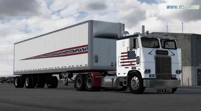 车头Mod-欧卡资源站[美卡] Freightliner FLA 86 英寸 1.55欧卡2mod(1)