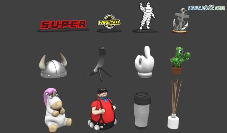 「资源站福利区」-欧卡资源站【SVIP会员专属福利】Add-On Interior Objects 3 1.55欧卡2mod(2)