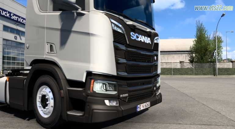 「资源站福利区」-欧卡资源站【SVIP会员专属福利】Scania Nextgen 40 毫米短保险杠 1.55欧卡2mod(2)