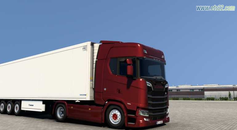 「资源站福利区」-欧卡资源站【SVIP会员专属福利】Scania Nextgen 40 毫米短保险杠 1.55欧卡2mod(3)
