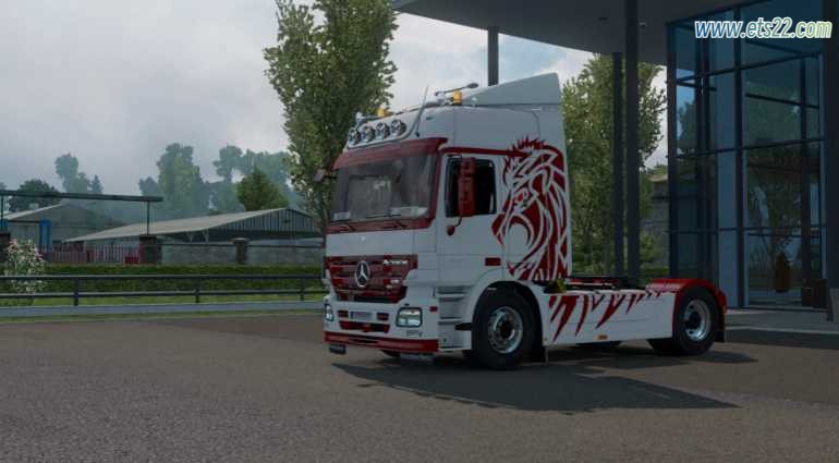 车头Mod-欧卡资源站梅赛德斯-奔驰 Actros MP2 by Dotec 1.55欧卡2mod(1)