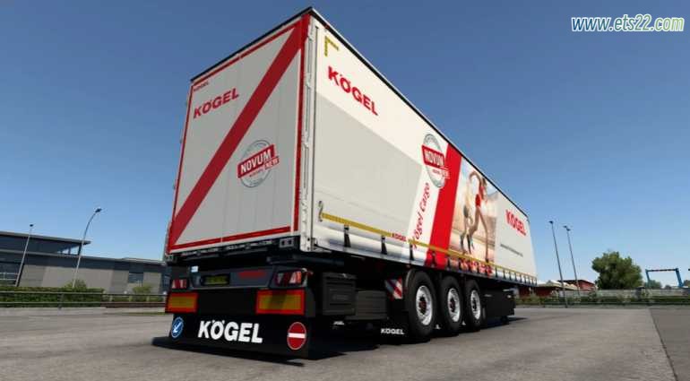 拖车Mod-欧卡资源站Kögel 拖车 by Dotec 1.55欧卡2mod(1)