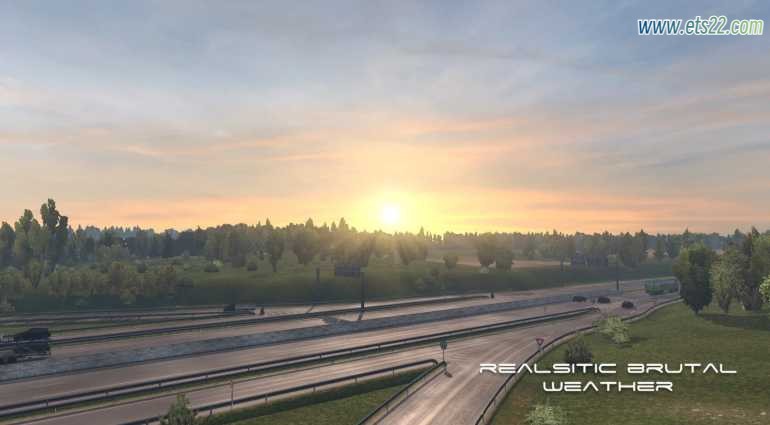 其他Mod-欧卡资源站逼真残酷的图形和天气 v11.5 1.55欧卡2mod(1)